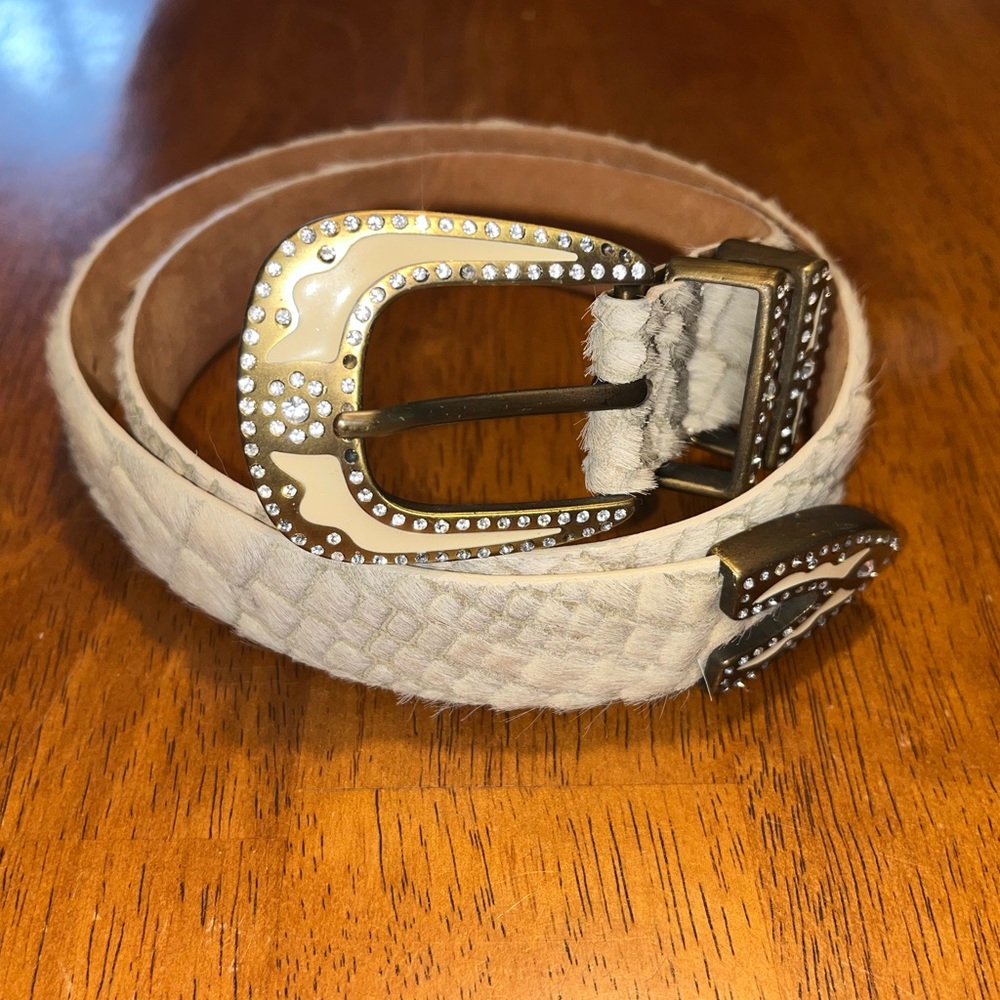 Fabrizio Mancini leather belt